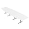 Skutchi Designs 16ft Boat Conference Table With Power | Harmony Series | 16 Person Meeting Room Table HAR-BOT-48X192-T-W960-NA - alternate 1