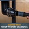 Powertec 4 in. to 2-1/2 in. Reducer and 4 in. Dust Control Flex Cuff with Hose Clamps, 2PK 70322-P2 - alternate 3