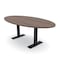 Skutchi Designs 4 Person Conference Table With Power Unit | 7' Oval Table | Harmony Series HAR-OVL-48X84-T.BK-H3041-NA - alternate 1
