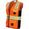 Ironwear Hi-Vis Safety Vest M Class 2 , Zipper 7 Pockets, ID Window 1245-OZ-RD-2-MD - alternate 3