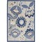 Homeroots 6' X 9' Blue And Gray Floral Indoor Outdoor Area Rug 546836 - alternate 1