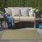 Homeroots 2' X 3' Green And Tan Geometric Indoor Outdoor Area Rug 573880 - alternate 7