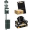 Furloo Pet Waste Station Starter Kit with Header Bag Dispenser, 1,000 Bags & 50 Liners, Steel, Green FLO1H-S-G-B - alternate 1