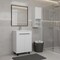 Homeroots 24" White Wood Freestanding Bathroom Vanity With Sink And Medicine Cabinet 546362 - alternate 5
