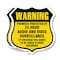 Signmission 24 Hour Surveillance Shield Sign Warning, 12 inch X 12 inch, Aluminum Metal Sign, 2PK SHI-A-2PACK-12-354 - alternate 1