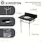 Kingston Brass 30" Black Granite Console Sink with Brass Legs, 8-Inch, 3-Hole, Black Granite/Polished Nickel KVPK30KB6 - alternate 3