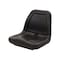 Uni Pro Seat High Back Plastic Deluxe | Black Vinyl 8845 - alternate 1