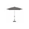 Treasure Garden 7.5 ft Square Patio Umbella, aluminum, fiberglass ribs, outdoor, Charcoal UM847SQ-SS 54048 Charcoal - alternate 1
