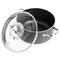 Korkmaz Galaksi Non Stick 10 Inch 6.5 Liter Casserole with Lid in Black A2952 - alternate 6