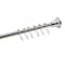 Kingston Brass 38"-60" Stainless Steel Adjustable Shower Curtain Rod with Rings, Polished Chrome SCC2811 - alternate 1