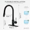 Anzzi 16 in. 1-Handle Pull-Down Sprayer Kitchen Faucet in Matte Black with 1.8 GPM and Dual Spray Modes KF-AZ601MB - alternate 3