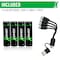 Coast Products Zithion-X Aa Rechargeable Lithium-Ion Batteries With Usb-C Port 1.5V, 2400Mah, 4PK 31007 - alternate 3