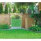 Nuvo Iron 45-in W x 56-in H Glossy Wht Benitoite Gate Arched 48-in W Opening SC Hardware W/Dbl Side Handle IBGA4556GW - alternate 6