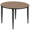 Regency Round Kahlo Breakroom Table, 48 in W, 48 in L, Noble Oak TPL48RNDNOBK - alternate 1