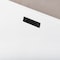Kingston Brass 59" Acrylic Rectangular Double Ended Freestanding Tub with Drain, Glossy White/Matte Black VTSQ593223C410 - alternate 4