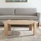 Homeroots 48" Natural Solid Wood Oval Coffee Table 596408 - alternate 1