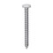 Auveco 8 x 1 1/2in White Painted Square Drive Pan Head Tapping Screw, 100PK 25378 - alternate 1