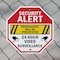 Signmission Security Alert Trespassers Will Be, 6 inch X 6 inch, Plastic Sign, 2PK OC-P-2PACK-6-5 - alternate 5