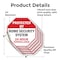 Signmission Protected By Home Security System 2, 4 inch X 4 inch, Vinyl Decal, 5PK OC-D-5PACK-4-3 - alternate 3