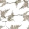 Elegani 20 LED Gold Iridescent Glitter Fern Fairy Lights - 7' Twinkle Garland with Warm White LEDs PH-5144 - alternate 2
