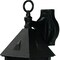 Homeroots Matte Black House Shaped Wall Light 398621 - alternate 4