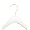 Nahanco 17in High Gloss White Wooden SlimLine Jacket Hanger w/ Gold Hook, 25PK SL23517GH - alternate 4