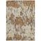 Homeroots 9' X 12' Copper Gold And Ivory Striped Washable Indoor Outdoor Area Rug 596666 - alternate 4