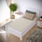 Everyday Home Egg Crate Foam Mattress Topper Twin XL Bed Pad for Extra Comfort and Support Great for Dorm Rooms 66-52-TXL-T - alternate 1