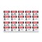 Signmission OSHA Danger Sign, Hard Hat Area Bilingual, 5in X 3.5in Decal, 10PK, OS-DS-D-35-VI-1292-10PK OS-DS-D-35-VI-1292-10PK - alternate 1