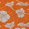 Homeroots 9' X 12' Orange And Gray Floral Washable Indoor Outdoor Area Rug 600034 - alternate 6