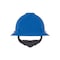Msa Safety V-Gard Slotted Full Brim Hard Hat, Fas-Trac III Suspension, Type I, Class E, Blue 475368 - alternate 1