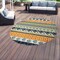 World Rug Gallery Palm Floral Leaves Indoor/Outdoor Area Rug 8 ft Round Multi 5557MULTI8RND - alternate 1