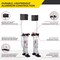 Toolpro Adjustable Stilts Aluminum, 18in to 30in With Soft Straps TP71831 - alternate 2
