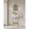 Kingston Brass 20" Ceramic Console Sink with Brass Legs and Shelf, 1-Hole, White/Brushed Brass KVPBH2018W17 - alternate 5