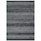 World Rug Gallery Contemporary Minimalistic Stripe LInes Area Rug 5 ft x 7 ft Black WR30BLACK5X7 - alternate 6