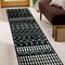World Rug Gallery Bohemian Trellis Runner Rug 2 ft 3 in x 8 ft Black WR96BLACK2X8 - alternate 1