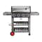 Coleman Cookout 4-Burner Propane Gas BBQ Grill w/ Side Burner, 637-Sq. In. Cooking Surface, Stainless/Gray CO-400BBQ - alternate 1