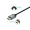 Monoprice 4K Cert. High-Speed Slim HDMI Cable - 4K60, 18Gbps, HDR, CL2 Rated, Gold-Plated, 4ft, Blk. 47917 - alternate 3