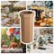 Happimess Fleur 25-Gallon Disposable Corrugated Cardboard Event Trash Can and Recycling Bin, Plain Brown, 2PK HPM1300A-SET2 - alternate 1