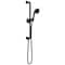 Brizo Litze Slide Bar Handshower with H<sub>2</sub>OKinetic<sup></sup> Technology Matte Black/Luxe Steel 88735-BLSL - alternate 1