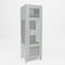 Pucel Athletic Gear Locker, 24inWx72inHx24inD, Perforated Door, Top Cabinet, Foot Locker, 4inLegs, Gray GL-2472-24-DTFL - alternate 1