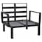 Leisuremod Hamilton 6-Piece Aluminum Patio Conversation Set with Cushions, Red HSBL-6R - alternate 5