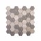 Apollo Tile Wooden Gray 12x12 Glass Marble Polished Floor and Wall Mosaic Tile 4.92 sqft/case, 5PK APLBL8803WGA - alternate 10