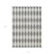 Homeroots 8' X 10' Gray And Ivory Geometric Washable Indoor Outdoor Area Rug 577046 - alternate 6