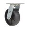 Vestil Glass Filled Nylon Swivel Caster 6 In. Diameter x 2 In. Width 1200 Lb. Capacity Black CST-VE-6X2GFN-S - alternate 5