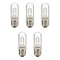 Bulbrite Mini 100w T8 Medium Screw Base E26 Clear Dimmable Soft White 2900K Halogen Light Bulb, 5PK 861993 - alternate 1