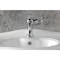 Kingston Brass One-Handle Single-Hole Bathroom Faucet with Push Pop-Up Drain, Polished Chrome KS3541RNK - alternate 4