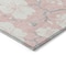 Homeroots 3' X 5' Pink Ivory And Gray Floral Washable Indoor Outdoor Area Rug 599904 - alternate 4
