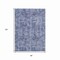 Homeroots 8' X 10' Blue And Ivory Abstract Washable Indoor Outdoor Area Rug 615443 - alternate 7