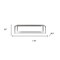 Homeroots 118" Gray and Nickel Wood and Stainless Steel Dining Table 718898 - alternate 6